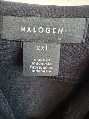 Halogen Black Knit Top - XXL